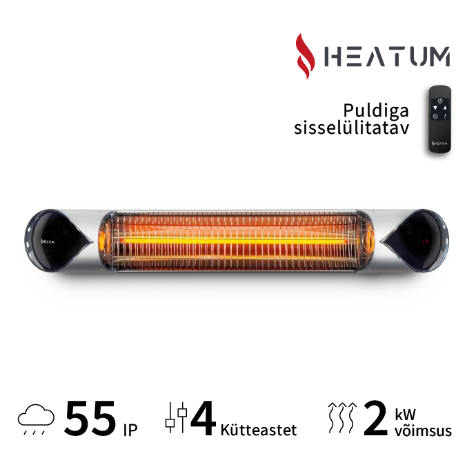 Infrapuna soojuskiirgur Heatum H2000R CORE SILVER