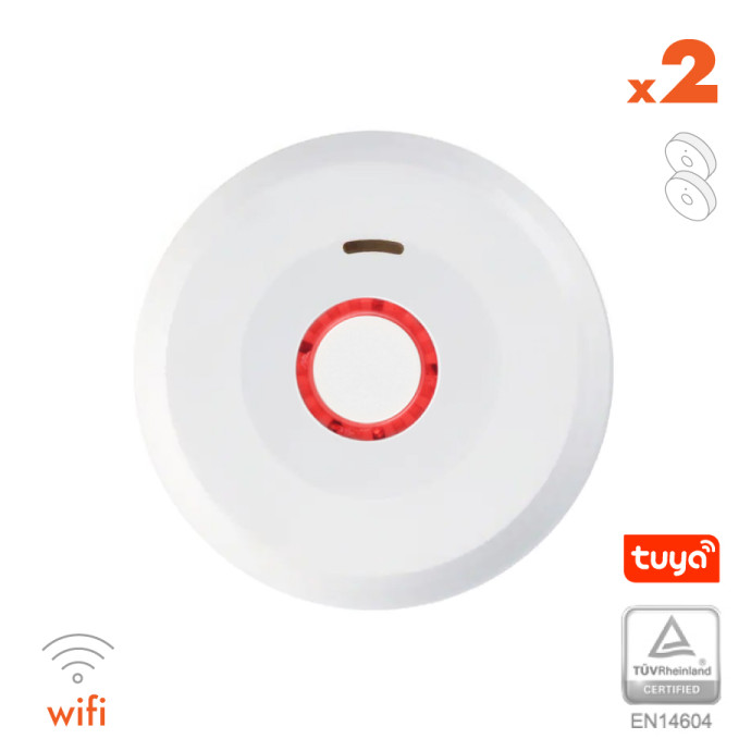 Suitsuandur XP-750W koos WIFI-ga, integreeritud 10-aastane 3V patarei  (2 tk.)