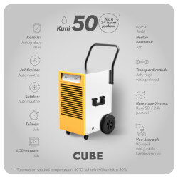 Tööstuslik õhukuivati Adolus Cube X600, 5.5l 2