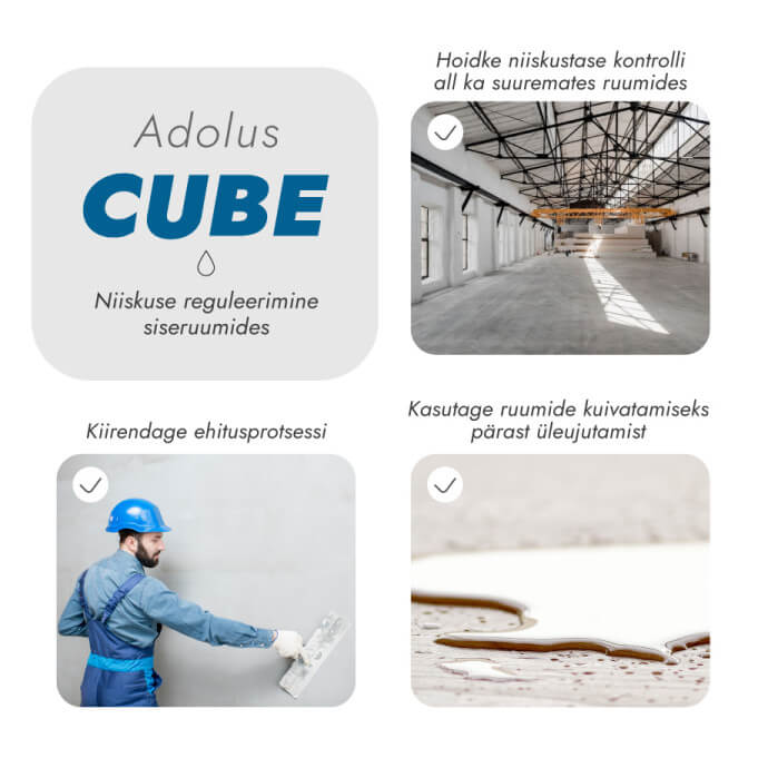 Tööstuslik õhukuivati Adolus Cube X600, 5.5l 4
