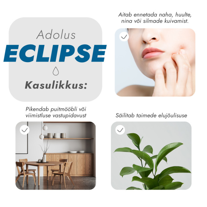 Ultraheli õhuniisutaja Adolus ECLIPSE 25W, 5.5l