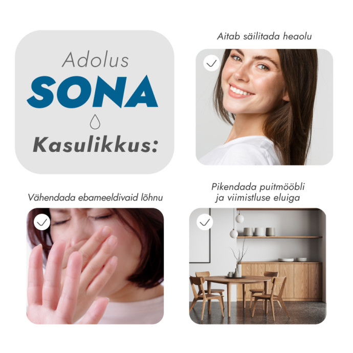Ultraheli õhuniisutaja Adolus SONA, 25W