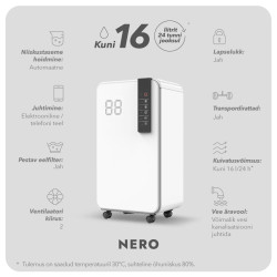 Õhukuivati Adolus NERO 270W, 2l (2 tk.)