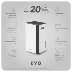 Õhukuivati Adolus EVO 330W, 4.3l (2 tk.)