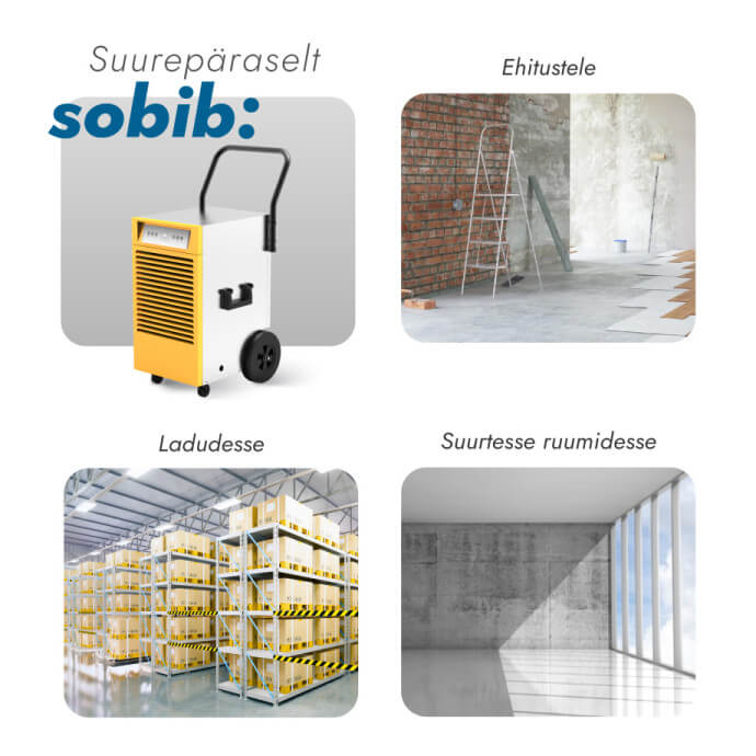 Tööstuslik õhukuivati Adolus Cube X600, 5.5l (2 tk.) 6