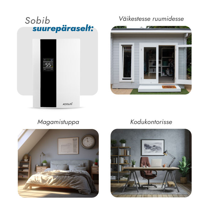 Õhukuivati Adolus TOPO 65 W, 2l (2 tk.)