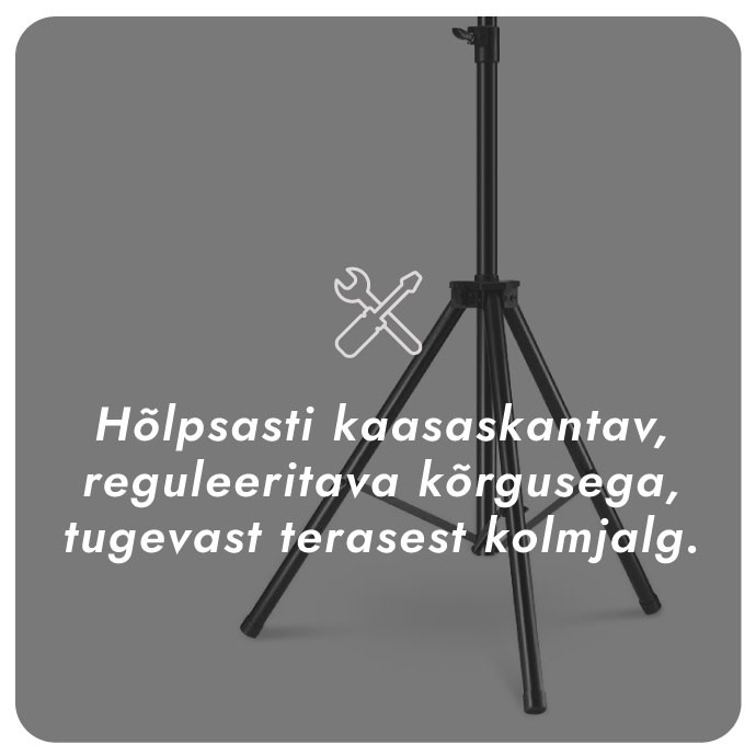 Infrapuna soojuskiirgur Heatum H2000R CORE SILVER koos kolmjalaga