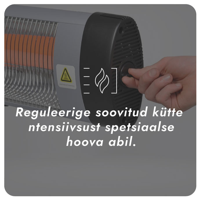 Ühel jalal seisev infrapuna soojuskiirgur Heatum H2000 OPTIM6