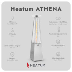 Gaasisoojendi Püramiid Heatum Athena2