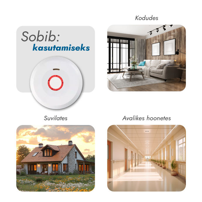 Suitsuandur XP-750W koos WIFI-ga, integreeritud 10-aastane 3V patarei (2 tk.) Suitsuandur XP-750W koos WIFI-ga, integreeritud 10-aastane 3V patarei (2 tk.)