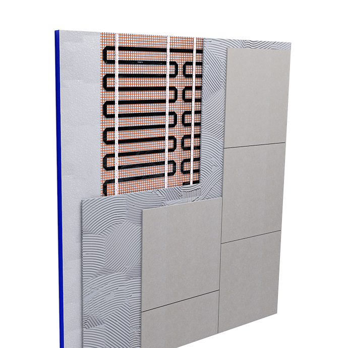 Elektriline seinaküttematt - Warmset Warmwall 300 W (300-1) võrk