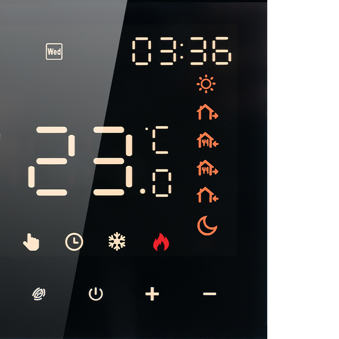 Programmeeritav termostaat(Termoregulaator) Must ME82H(LED)