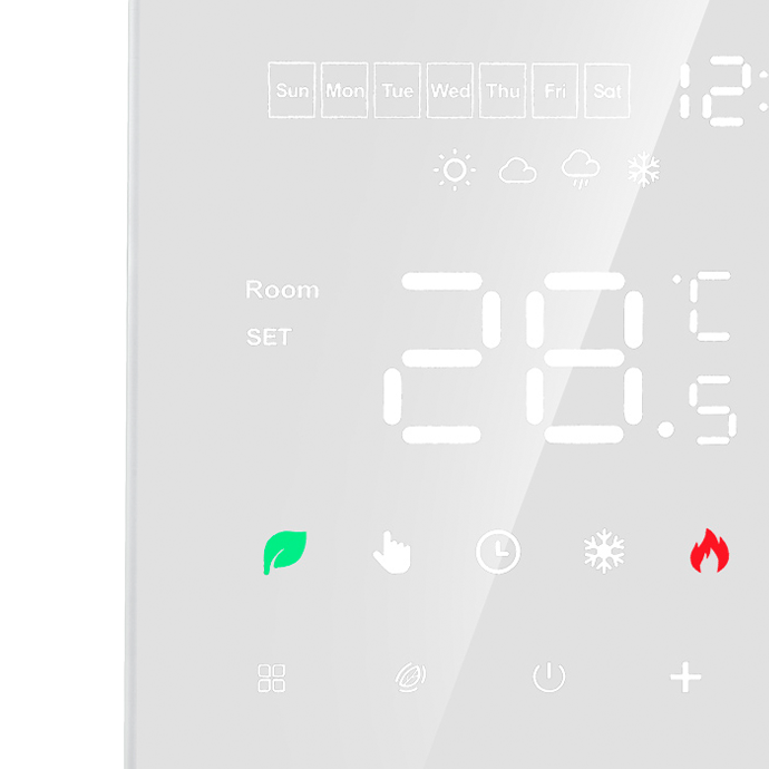 Programmeeritav termostaat(Termoregulaator) Valge ME82H(LED)