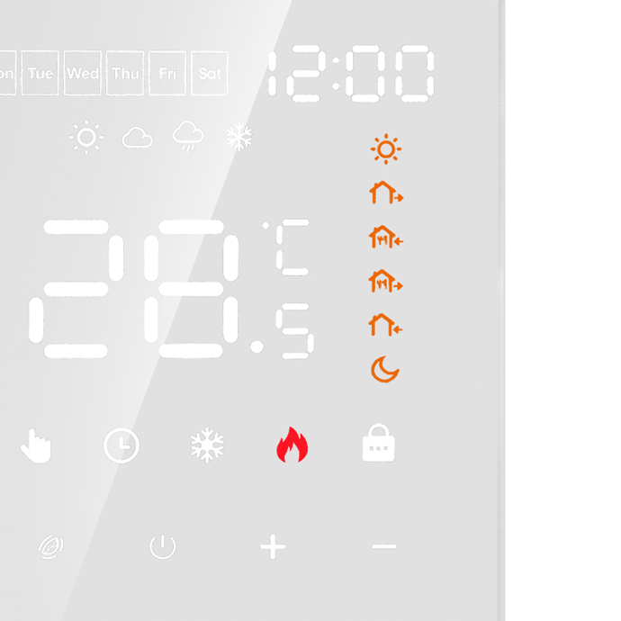 Programmeeritav termostaat(Termoregulaator) Valge ME82H(LED)