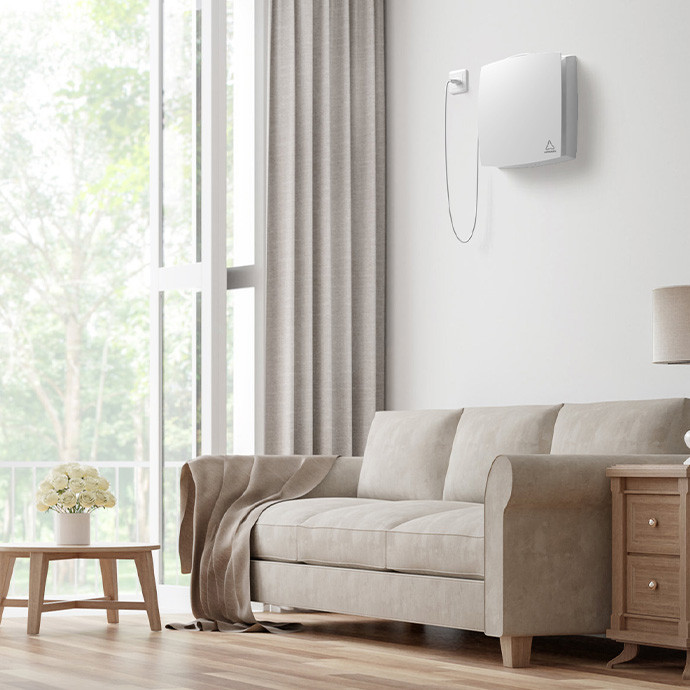 CO2 sensori ja wifiga minirekuperaator Adolus AD-L50C-W 8