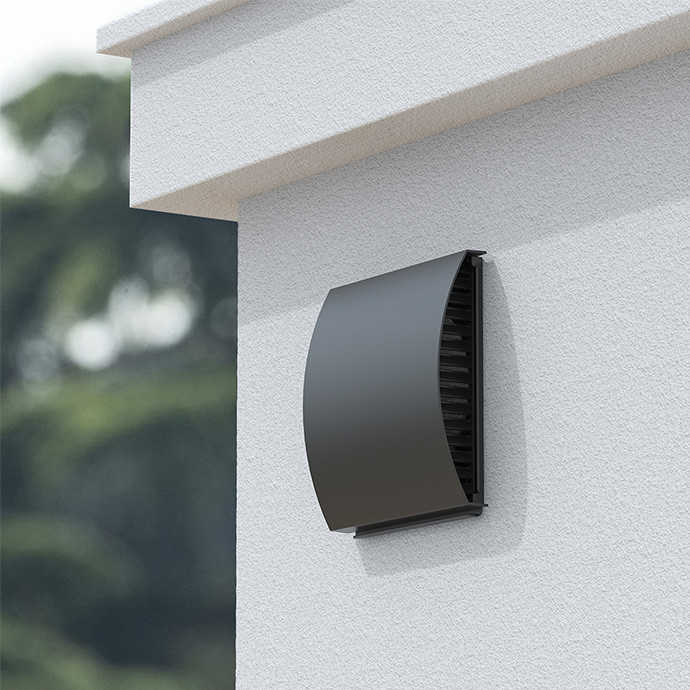 Soojustagastusega ventilaatori õuevõre (mudelile 50C ja 50H)