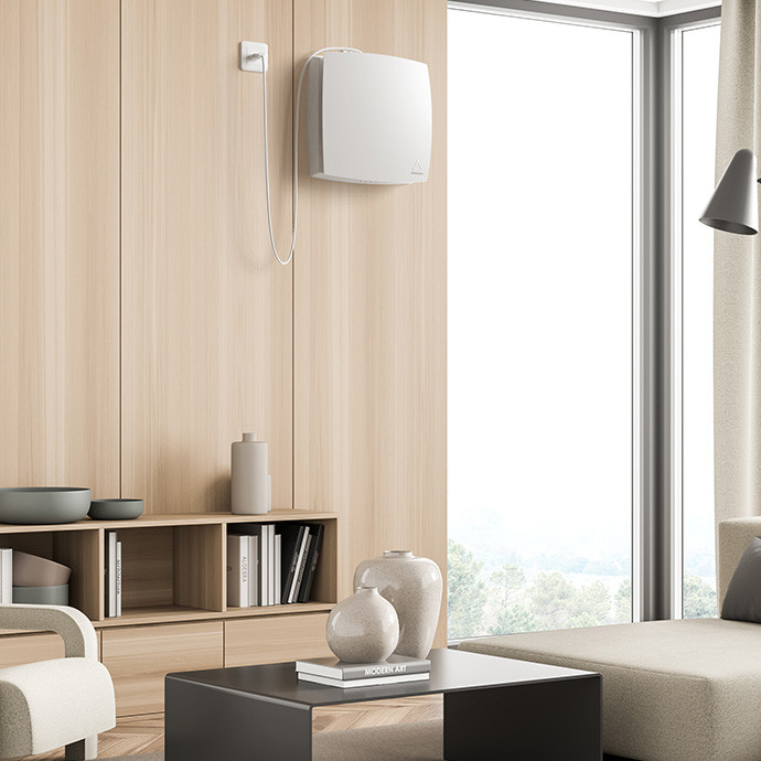 Soojustagastusega ventilaator Adolus AD-H50C-W, CO2-sensori ja wifiga