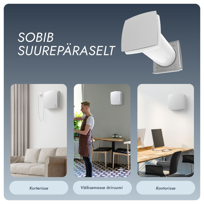 Soojustagastusega ventilaator Adolus AD-L64