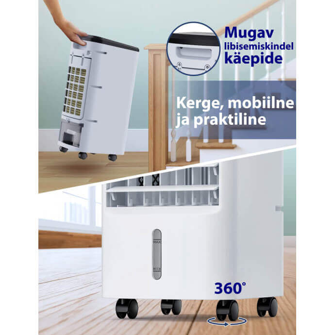 Mobiilne õhujahuti ADOLUS FROSTY FLOW A360+ ( 2 tk.) 7