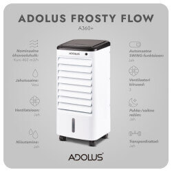 Mobiilne õhujahuti ADOLUS FROSTY FLOW A360+ ( 3 tk.) 2