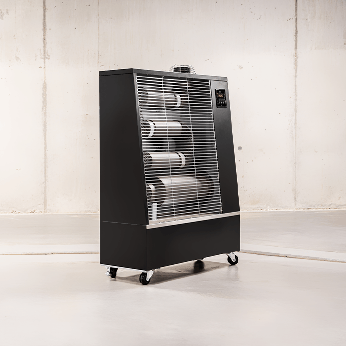 Diisliga infrapuna soojuskiirgur HEATUM 16 kW koos WiFi-ga 12