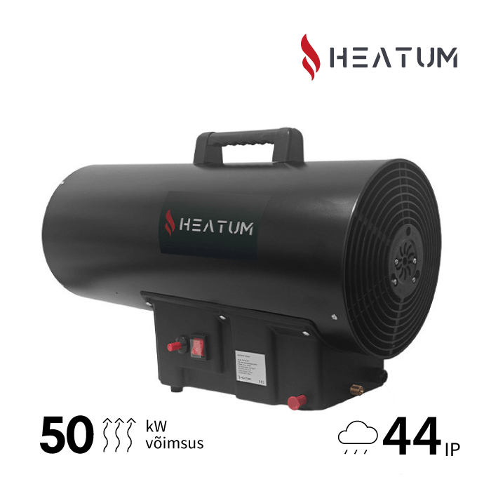 Termostaadiga gaasikütteseade Heatum H45AT-BLAZE, 45 kW 1