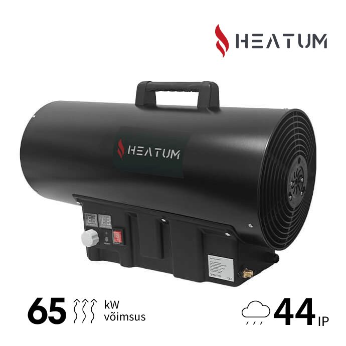 Termostaadiga gaasikütteseade Heatum H65AT-BLAZE, 65 kW 1