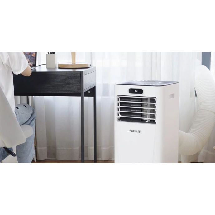 ADOLUS ARCTIC A2600H mobiilne konditsioneer küttefunktsiooni ning aknatihendiga