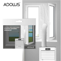ADOLUS ARCTIC A2600H mobiilne konditsioneer küttefunktsiooni ning aknatihendiga
