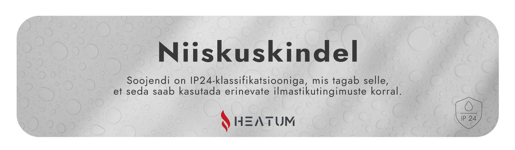 Heatum H2000 OPTIM soojuskiirguri omadused